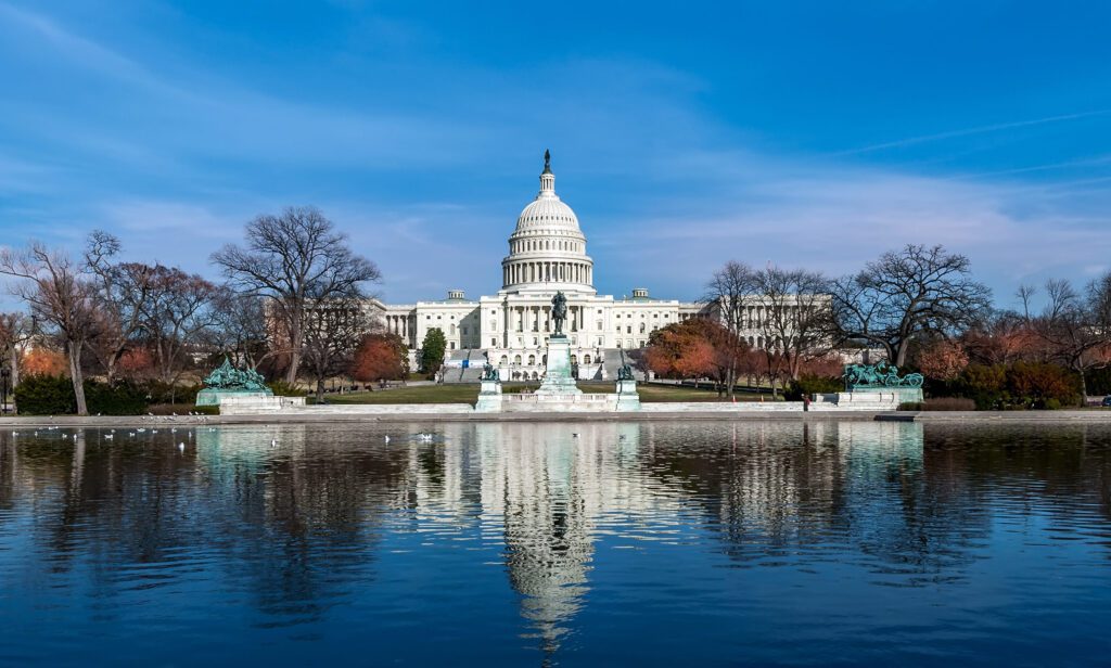 US Capitol building in washington dc